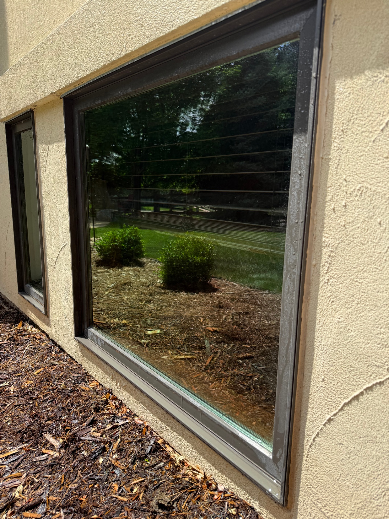 Window after professional cleaning by Prime Home Windows